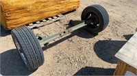 8 Lug Solid Axle w/ Wheels