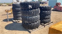 4- 15.5R20 Michelin Tires w/ Rims