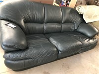 Green Leather Couch
