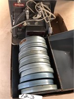 Avigon Tape Editor , Box Of Old Film Reels
