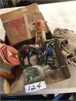 Vintage Howdy 20 Mule Team toys, Copper Horse