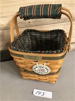 Longaberger  Christmas Collection Cranberry Basket