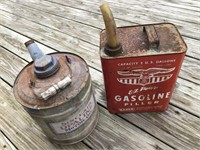 2 Old Tin Cans