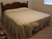 King Size Bed w/ Bedding
