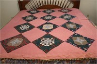 Hand stitched quilt