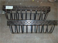(2) Metal Window Baskets