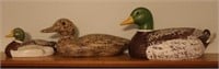 3 Art pottery ducks