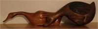 2 Hand carved wood ducks