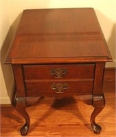 One drawer Queen Anne side table