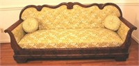 Period Empire sofa in nice upholstery