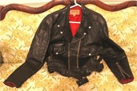 Sears outerwear horseskin leather jacket sz 42