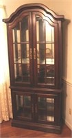 Mahogany curio cabinet