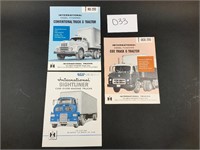 (3) IH Truck & Cab Over Dealer Sales Literature