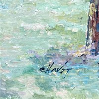 CHAVET - IMPRESSIONISTIC OIL ON CANVAS