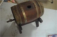 1933 WOODEN KEG, A CENTURY OF PROGRESS, 10X10"