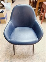 Vintage Blue Accent Chair