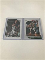 ASSORTED 2 CARD LOT OF GIANNIS ANTETOKUONMPO
