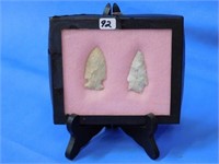 Display of (2) Arrowhead's 2 1/8", SEE NOTE