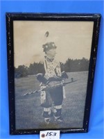 Vintage Native American print, 17" x 11"