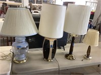 4 lamps