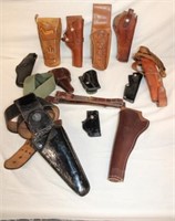 Collection of Leather Holsters