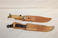 Two Bowie Knives