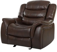 Great Deal  Leather Glider Recliner Club Chair