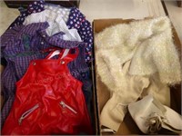 2 boxes American Girl doll clothes
