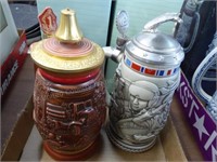 2 Avon steins