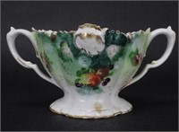 RS Prussia Porcelain Roses and Fruit Sugar Bowl