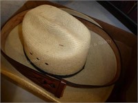 Cowboy hat & belt (NO buckle)