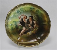 RS Prussia Porcelain "Melon Eaters" Plate