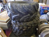 3 Dunlop tires - two: KT415  AT25x10-12 ; one: AT7