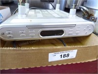 GPX under cabinet mount CD/radio