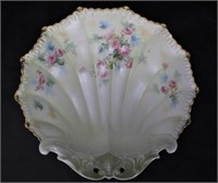 RS  Prussia Porcelain Floral Shell Bowl