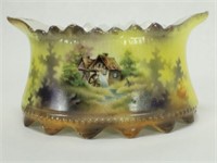 RS  Prussia Porcelain Watermill Open Sugar Bowl