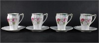 (7) RS  Prussia Set of 3 Demitasse Cups & 4 Saucer