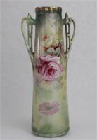 RS Porcelain Green with Pink Rose Tapestry Finishe