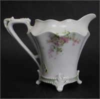 RS Porcelain Creamer with Pink and White Flowers