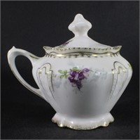 RS Prussia Porcelain One Handled Mustard Dish