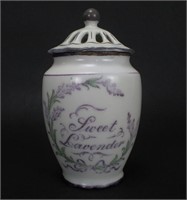 E.S. Prov saxe Prussia Porcelain Potpourri Jar