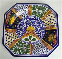 Set of 6 TALAVERA Pottery Octagonal Platters