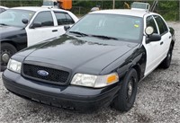 2010 Ford Crown Victoria decommissioned police