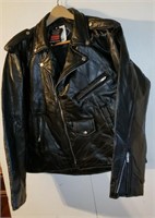 Diamond Plate Genuine Leather Jacket NEW