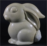 Antique Ceramic Rabbit Air Freshener