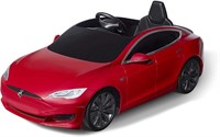 Radio Flyer Tesla Model S for Kids, Red