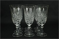 Set of 9 Crystal Water Goblets