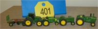 (5) 1/64th Tractors & Wagons