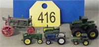 (6) 1/64 Tractors 1/64 Scale