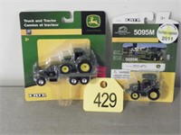 JD 5095 M & Truck and Trailer 1/64 Scale